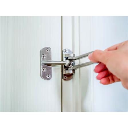 HAFELE DOOR GUARD 489.15.020 SATIN NICKEL