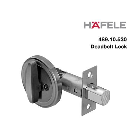 HAFELE HALF DEADBOLT 489.10.530 SATIN NICKEL