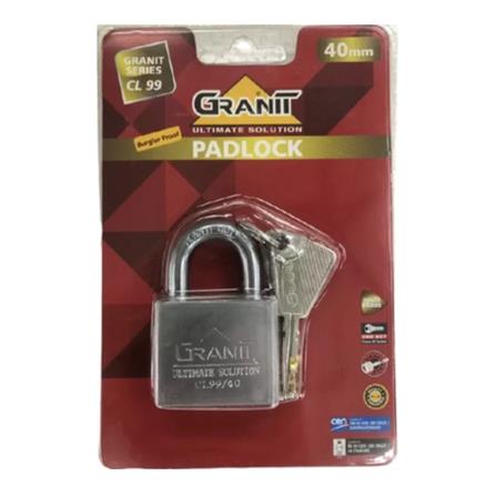 GERE BRASS SINGLE PADLOCK 40MM CL9940