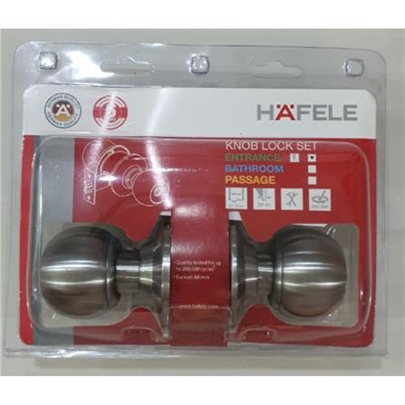 HAFELE BATHROOM CYLINDRICAL KNOB STAINLESS STEEL SUS304 489.93.157