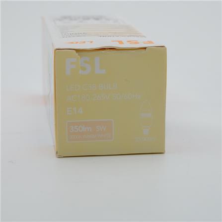 LED CANDLE BULB 5W E14 WW CDL5WE14WW FSL