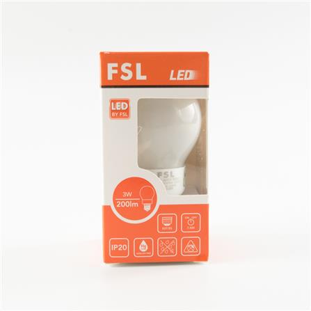 LED BULB 3W E27 WW GLS3W_E27WW FSL