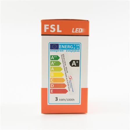 LED BULB 3W E27 WW GLS3W_E27WW FSL