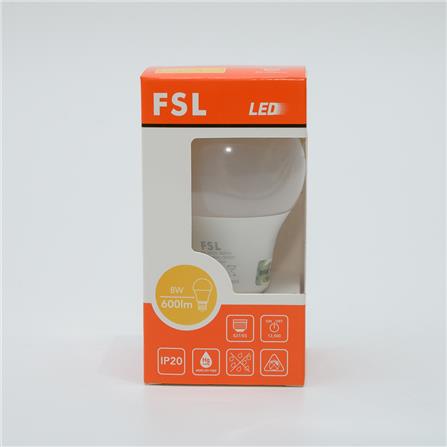 LED BULB 8W E27 WW GLS8W_E27WW FSL