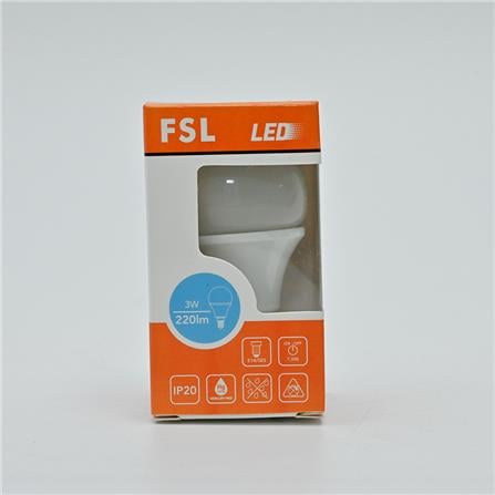 FSL LED PINGPONG BULB 3W E14  PP3W_E14 DL DAYLIGHT