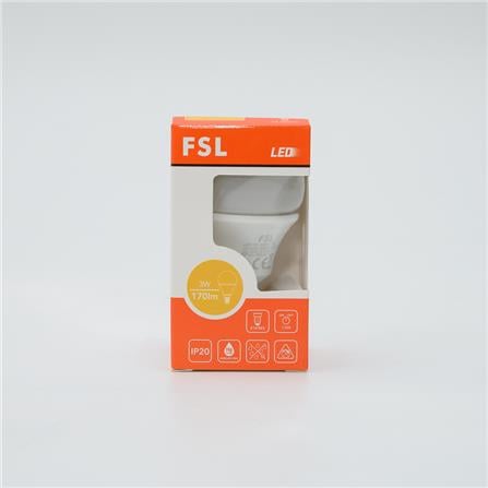 FSL LED PINGPONG BULB 3W E14  PP3W_E14WW WARM WHITE