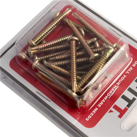 SELF-DRILLING SCREW TP FITT 8X1-1/2" 25EA