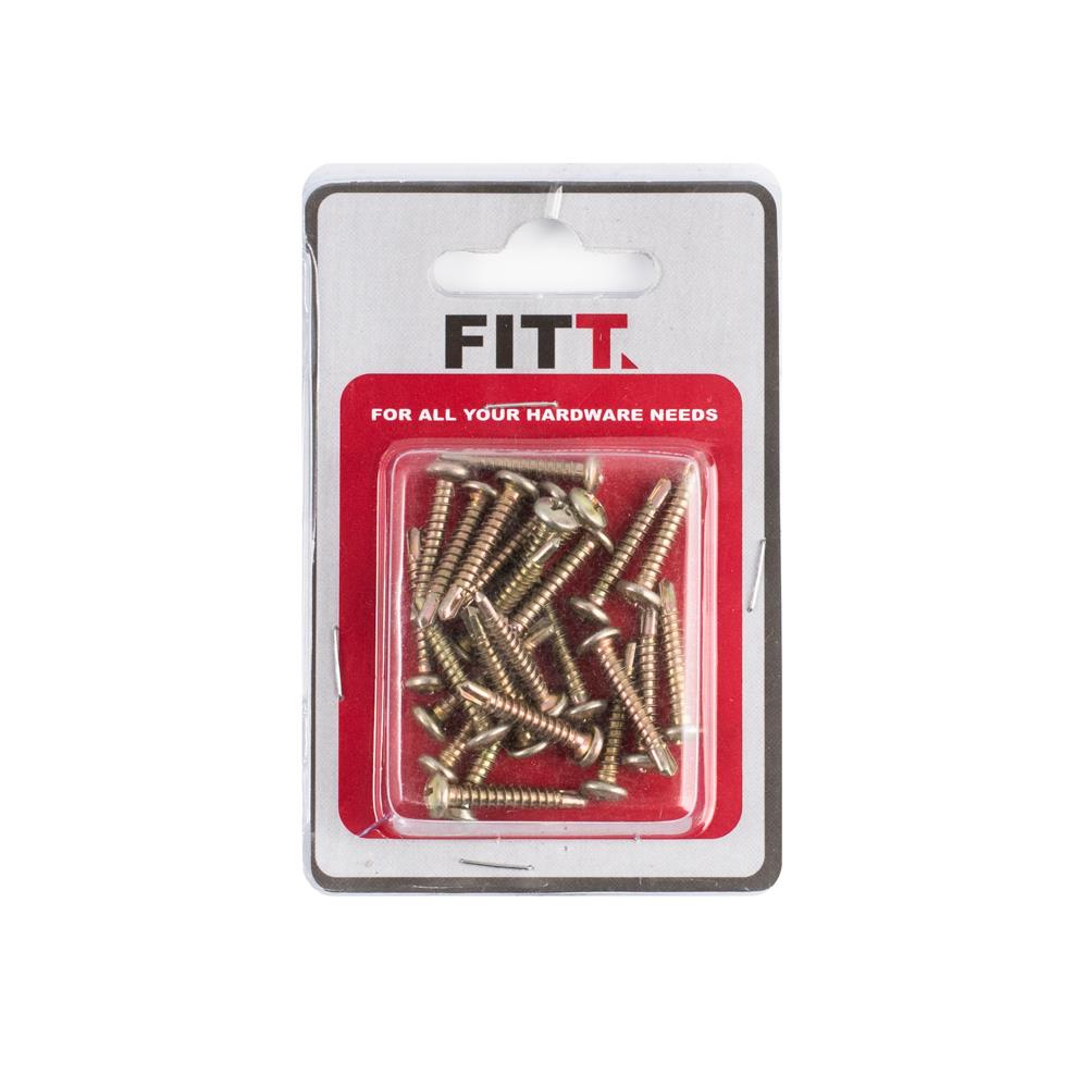 SELFDRILLING SCREW TP FITT 8X1" 25EA