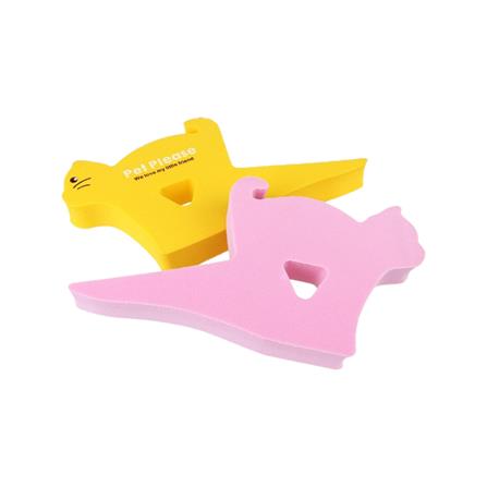 KM DOOR WEDGE STOPPER CAT-SHAPED FOAM 1 EACH