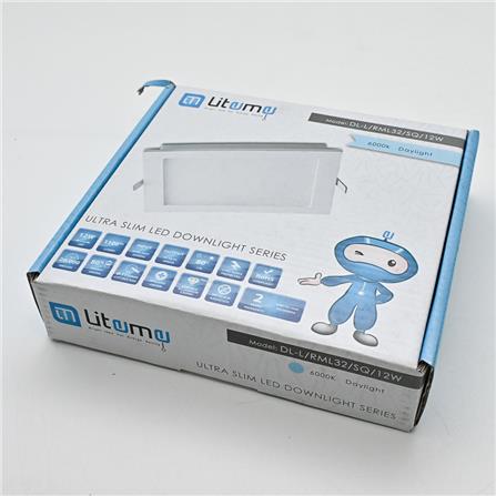 LITEME DOWNLIGHT RML32/12W/DL LITEME 4" SQ