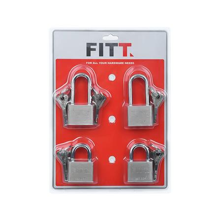 PADLOCK FITT MK 40MM 4EA/SET STAINLESS STEEL
