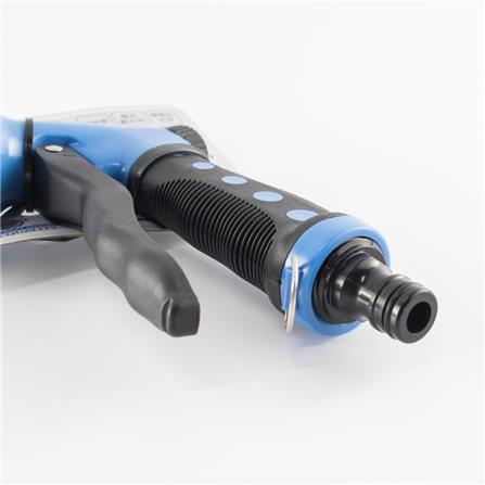 ADJUSTABLE GARDEN HOSE NOZZLE WITH SOFT GRIP ARAI BLACK-BLUE