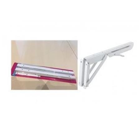 AVIO SELF-LOCK FOLDING BRACKET 12INCH 2PCS WHITE