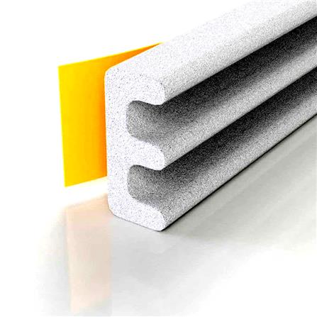 REX E-PROFILE DOOR SEAL 5 METER WHITE