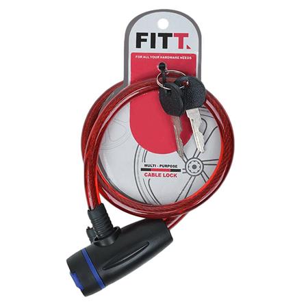 KEYED CABLE LOCK FITT 3.8MMX0.64M