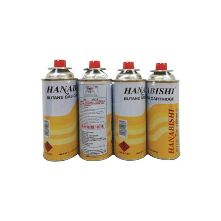 HANABISHI GAS REFILL BUTANE GAS CARTRIDGE (4IN1)