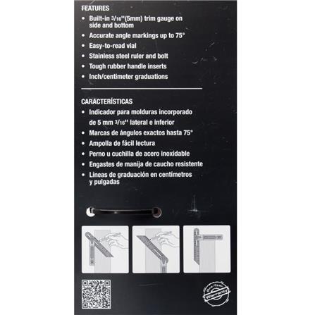 BEVEL SQUARE KAPRO 7"