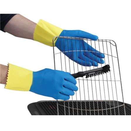 POLYCO HEAVYWEIGHT DOUBLE DIPPED LATEX GLOVE #08