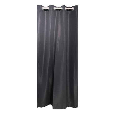 HLS CURTAIN EYELET SILKY UV 140X280CM GRAY
