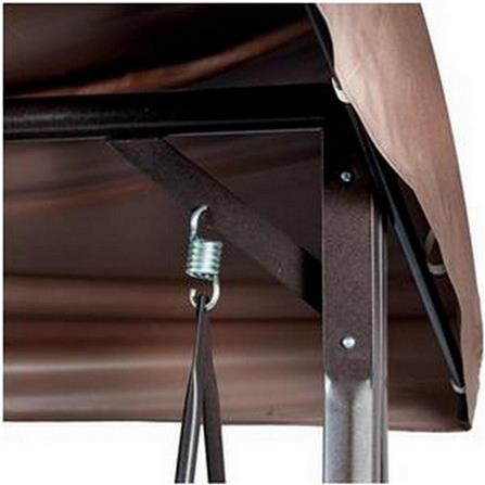 3-SEATS SWING SPRING POLY BROWN