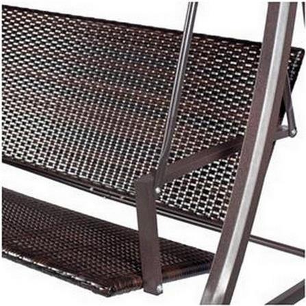 3-SEATS SWING SPRING POLY BROWN