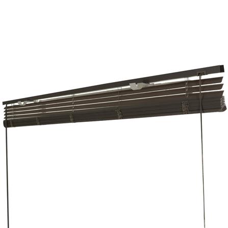 VINYL VENETIAN BLIND HOME LIVING STYLE 155X130CM DARK BROWN