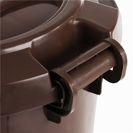 HOMEPRO APISITH ROUND BUCKET WITH LOCK LID 333 W47XD47XH53 CM 62L BROWN