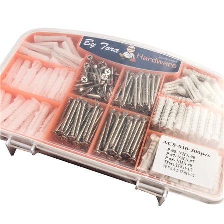 BY TORA / DEXZON FASTENER SET ACS-010-300PCS