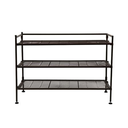 3 TIER SHOE RACK STACKO SHE15909 BROWN 67.3X30.9X48.5CM