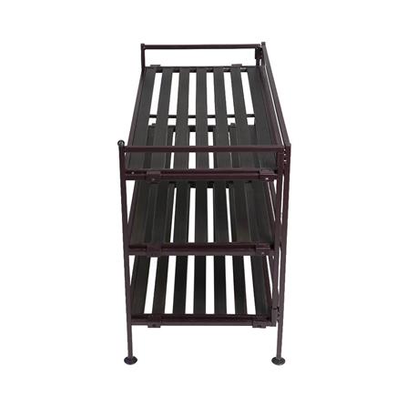3 TIER SHOE RACK STACKO SHE15895 BROWN