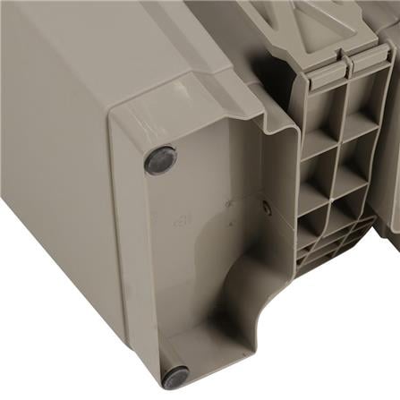 SQUARE DUSTBIN PEDAL ACCO V018051 45L GREY