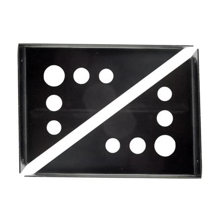 BRACKET STACKO PUNCH 3X15X20CM MATTE BLACK