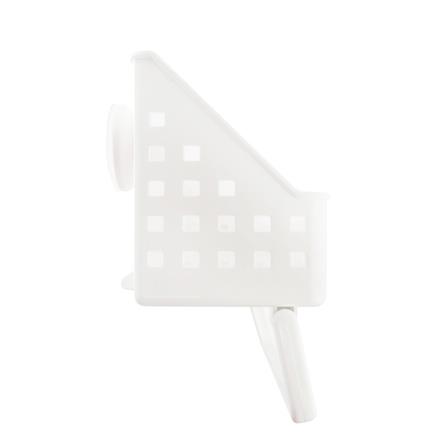 PLASTIC BASKET WITH SUCTION CUP R1820 WHITE