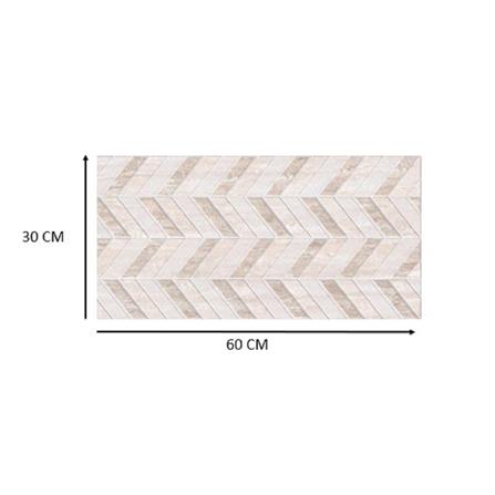 GUOCERA WALLTILE 30x60 ROMANO DECOR BROWN 1.44M2