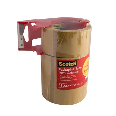 OPP TAPE 3M SCOTH 2INX40Y BROWN 3PCS/SET