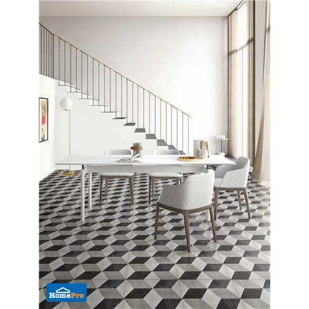 TARA FLOORTILE 40X40CM CUBO GREY 0.96M2