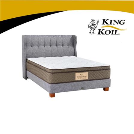 KINGKOIL BEDFRAME ONLY SUPER SINGLE SIZE (3.5) FA100 GREY