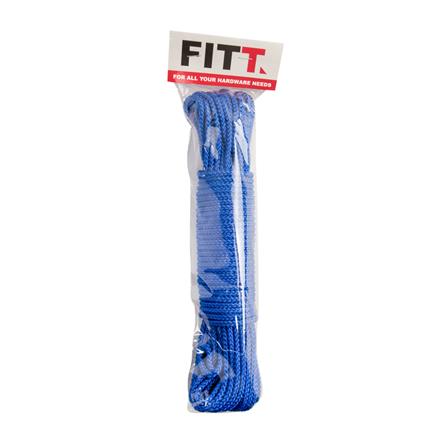 PE ROPE FITT 5MMX10M BLUE