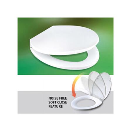 WATERTEC PLASTIC TOILET SEAT FTS-005139-1 WAYK WHITE