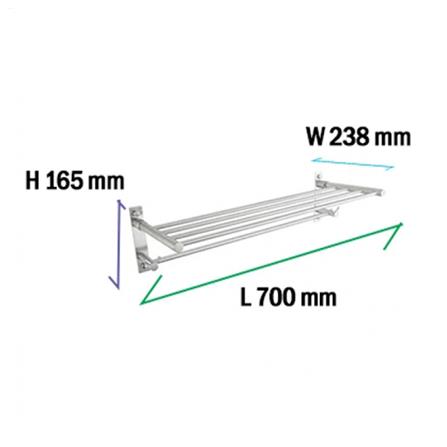 LIVINOX TOWEL RACK LBA-TR08-SS