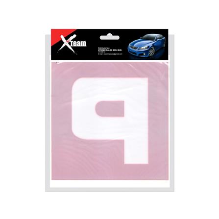 XTEAM CAR ACCESSORIES STICKER-P STANDARD EACH