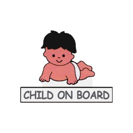 XTEAM CAR ACCESSORIES STICKER SIGN-CHILD ON BOARD
