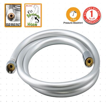 TRUFLO SHOWER HOSE PIPE 150CM FSH-HPR004-1TL SILVER (H26XW21.50XD4 CM)