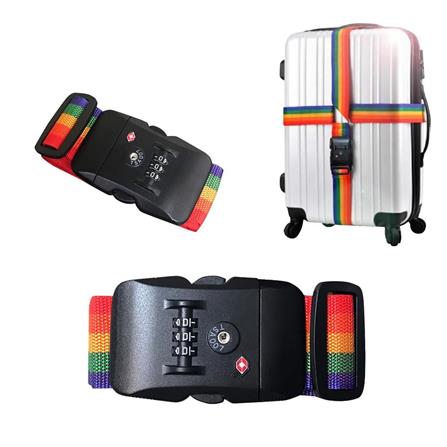 GLOBAL ADJUSTABLE LUGGAGE CROSS STRAP TSA