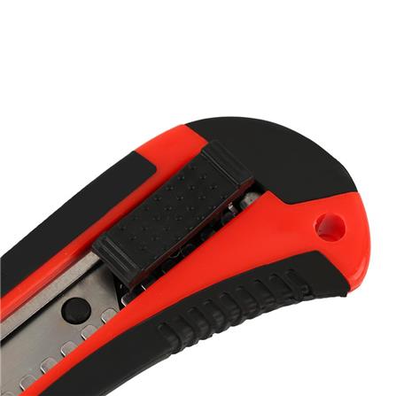 RETRACTABLE UTILITY KNIFE WITH PLASTIC HANDLE MATALL 18MM