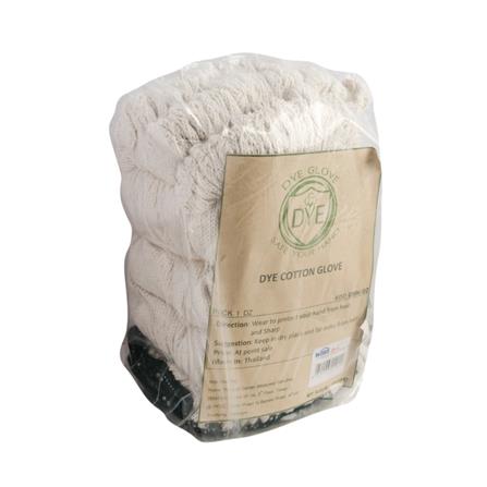 DEXZON WOVEN GLOVES #4 WHITE 1 DOZEN EACH