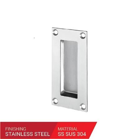 HAFELE FLUSH PULL HANDLE STAINLESS STEEL SQUARE