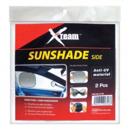 XTEAM SUNSHADE SIDE (TWIN) 2 PCS BLACK