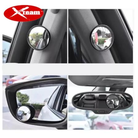 XTEAM BLIND SPOT MIRROR 2 PIECES (BLACK)