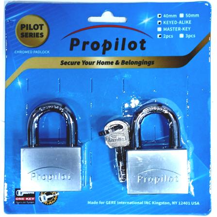 PROPILOT PADLOCK KEYED ALIKE SET PCL40MM 2 EACH